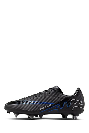 Nike Black Zoom Mercurial Vapor 15 Academy Soft Ground Football Boots