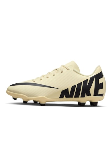 Nike Jr. Yellow Mercurial Vapor 15 Club Firm Ground Football Boots