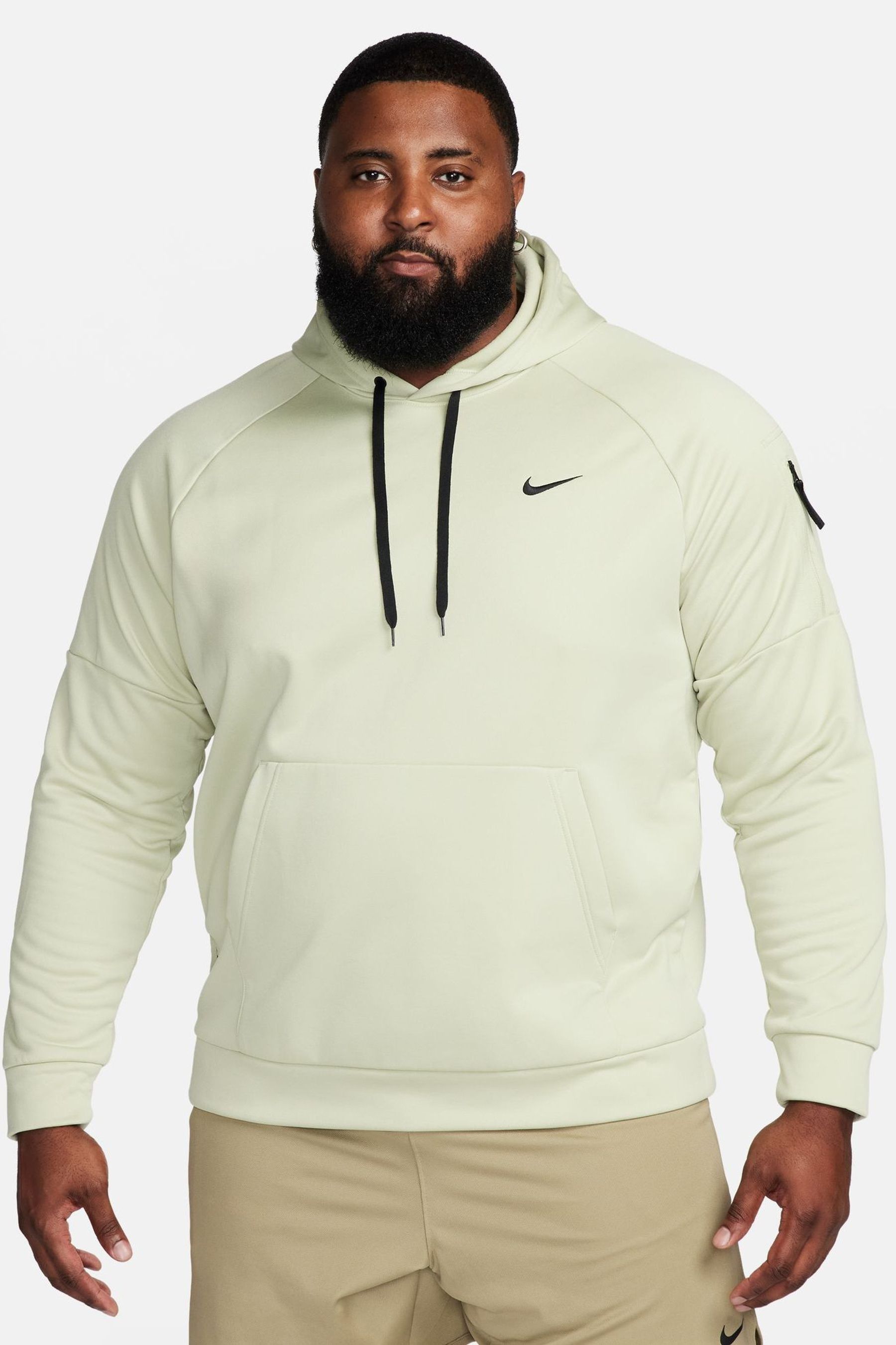 Nike therma shop hoodie olive green