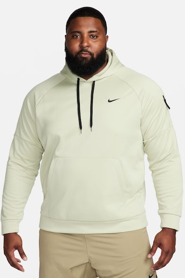 Nike Olive Green Therma-FIT Pullover Training Hoodie