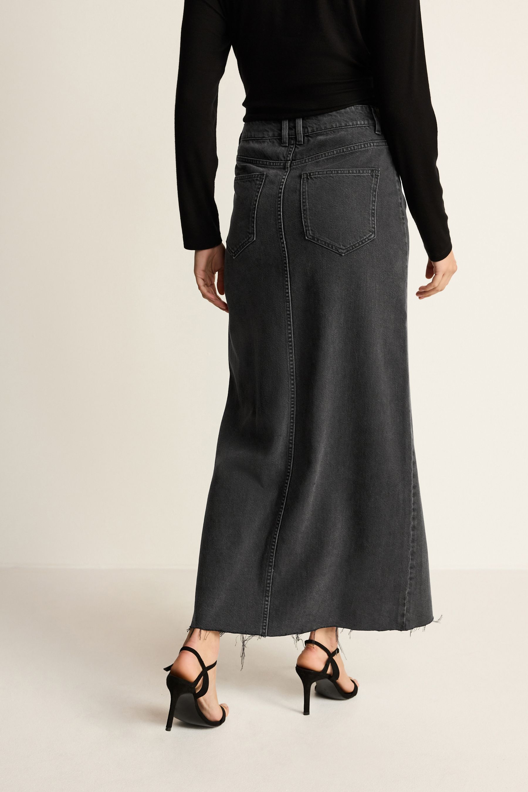 Long denim skirt next shop