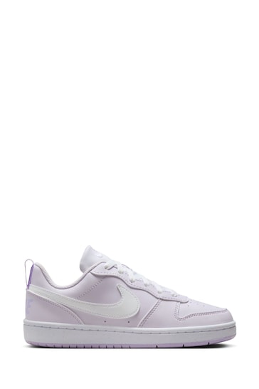 Nike Purple Youth Court Borough Low Recraft Trainers
