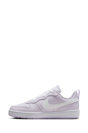 Nike Purple Youth Court Borough Low Recraft Trainers