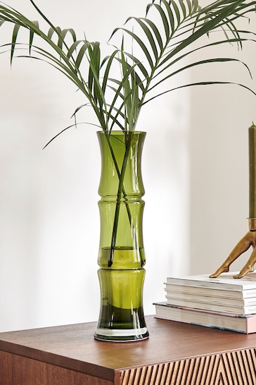 Rockett St George Green Bamboo Vase