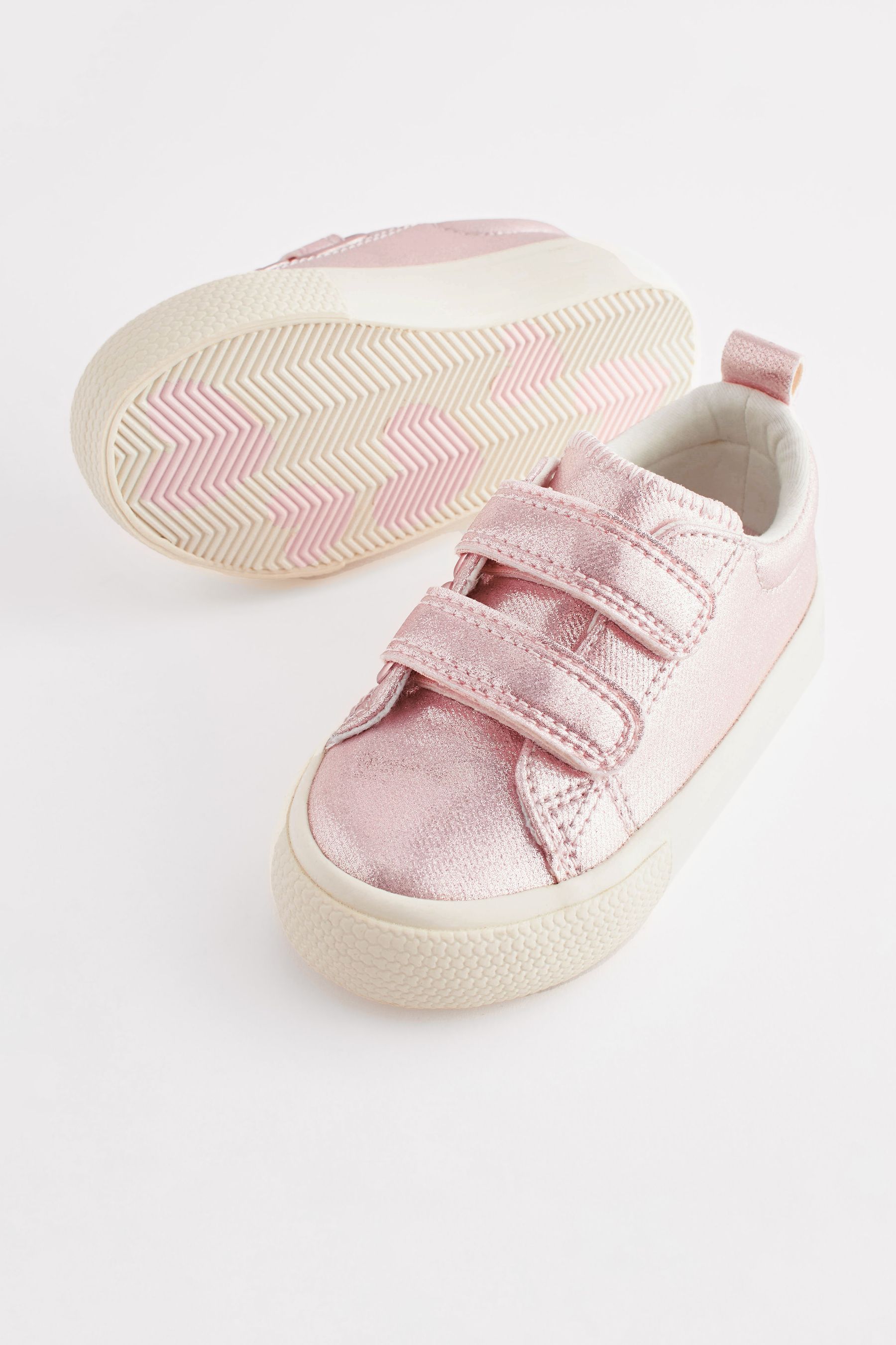 Buy Pink Metallic Chunky Trainers from the Next UK online shop