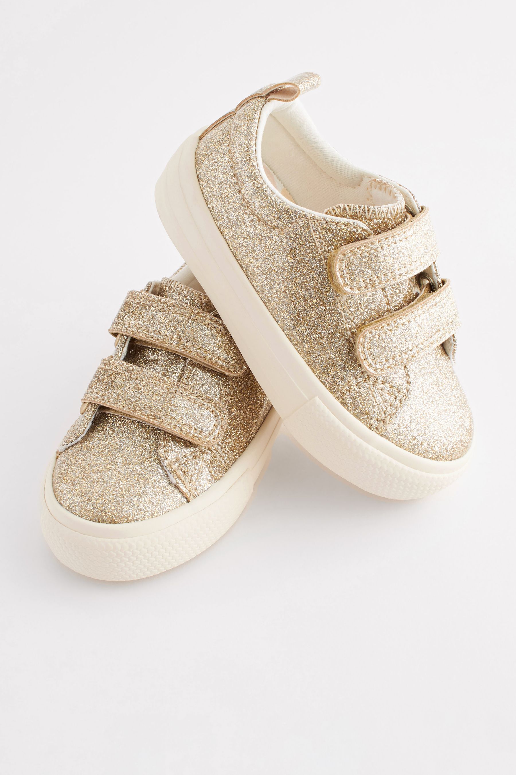 Buy Gold Glitter Chunky Trainers from the Next UK online shop