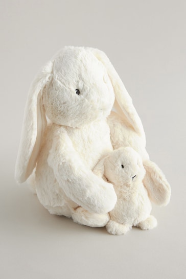 Cream Bunny Soft Plush Toy
