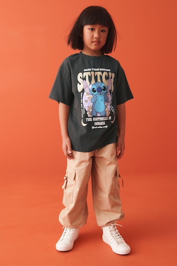Lilo & Stitch Charcoal Oversized T-Shirt (3-16yrs)