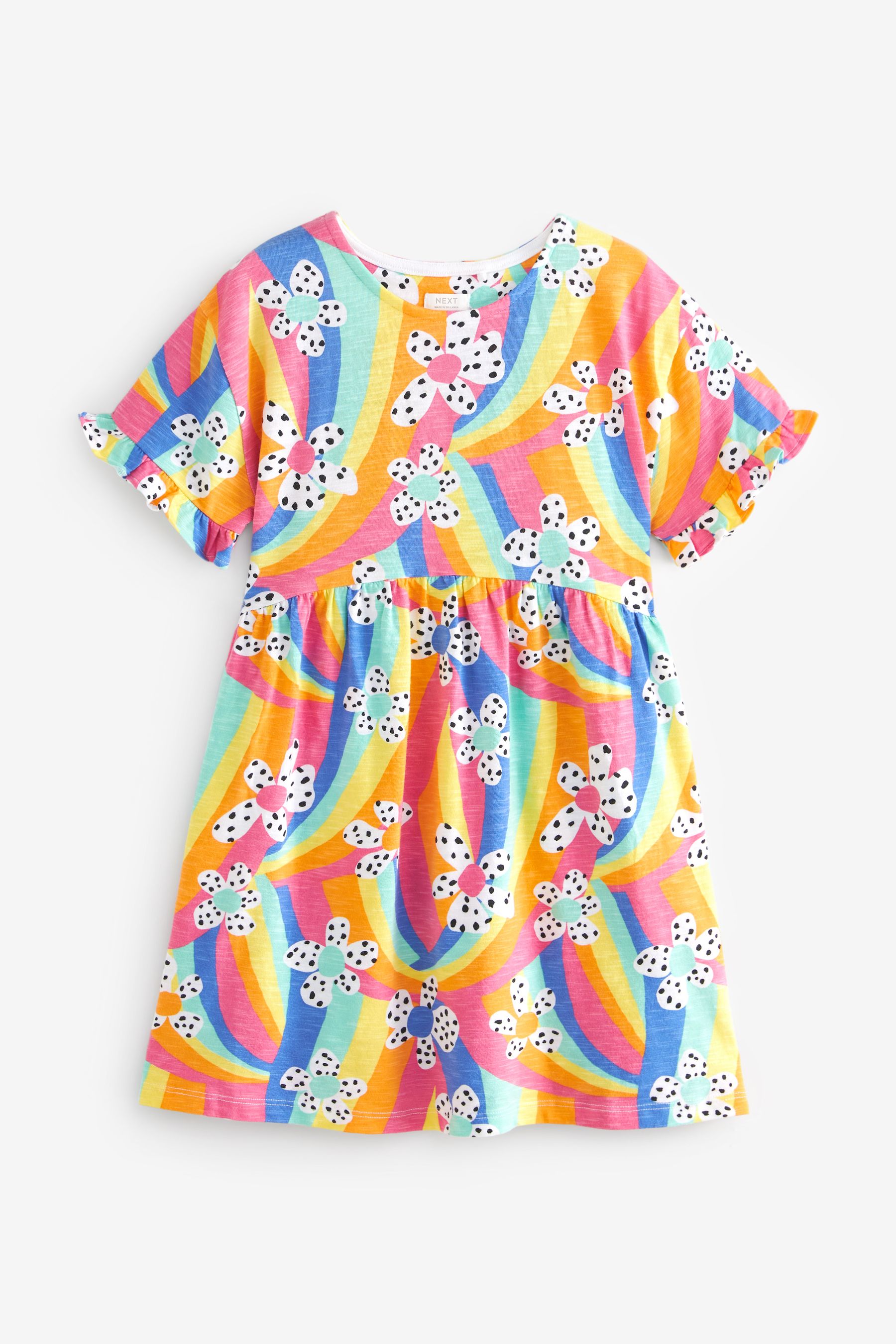 Short rainbow deals dress