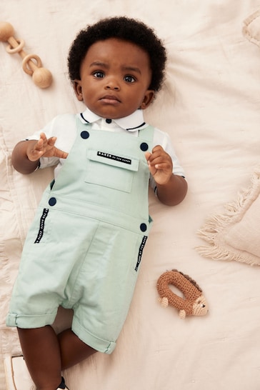 Baker by Ted Baker Polo and Dungaree Set