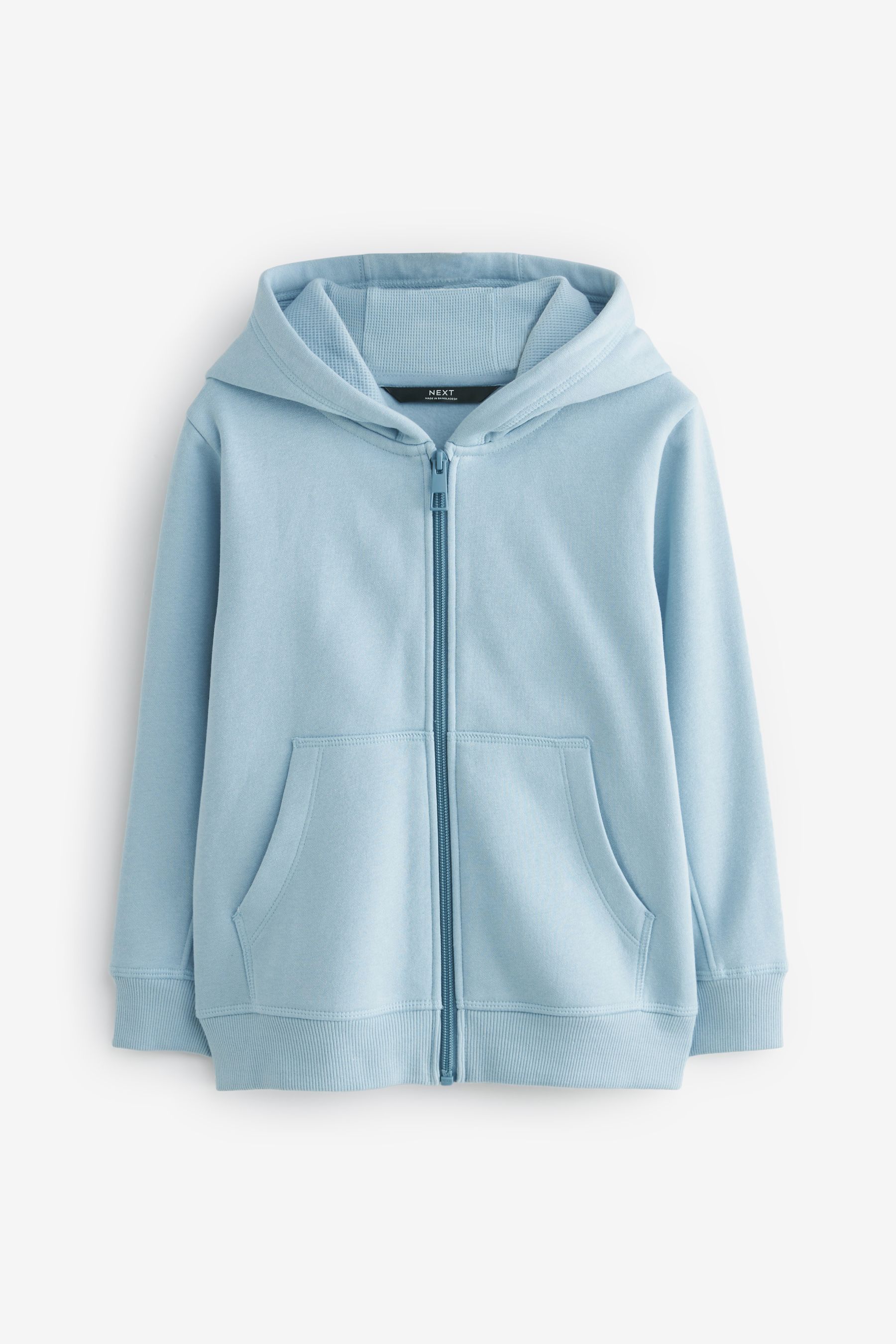 Buy Ice Blue Plain Zip Through Hoodie 3 16yrs from the Next UK