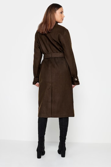 Long Tall Sally Brown Formal Trench Coat