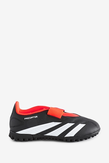 adidas Black Football Black Predator 24 Club Hook-And-Loop Turf Boots