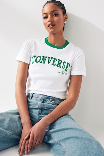Converse White Retro Chuck T-Shirt
