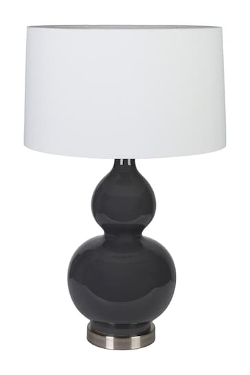 Pacific Grey Gatsby Ceramic Table Lamp