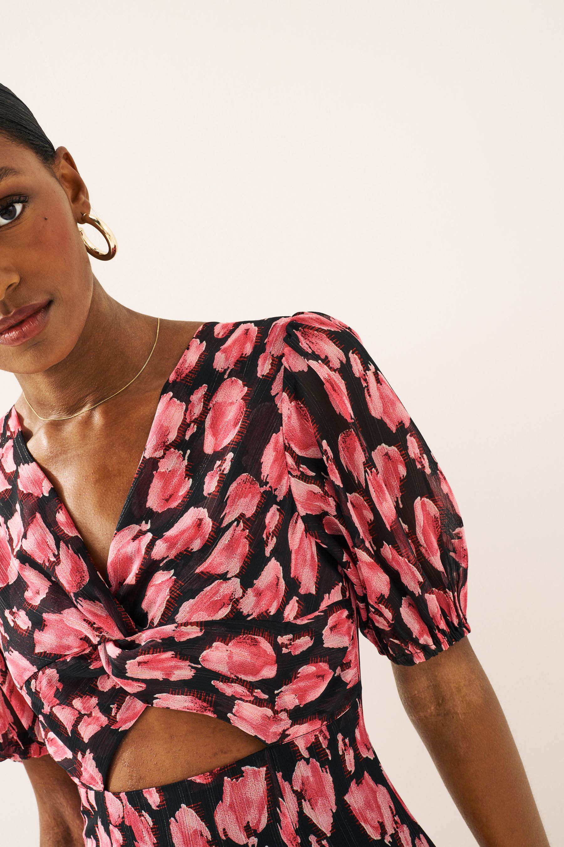 Maya cap sleeve top midaxi dress