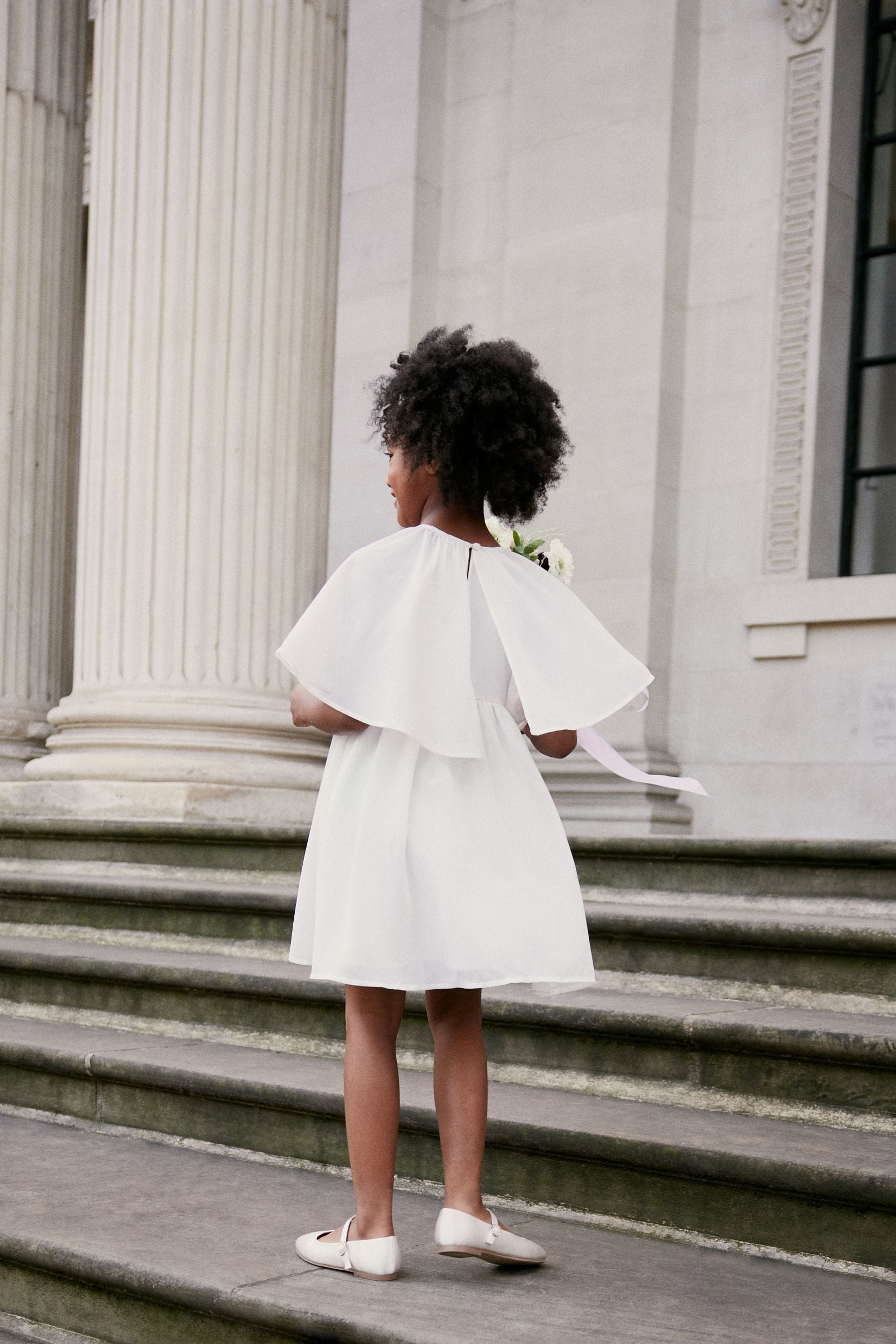 Cape dress for kids discount