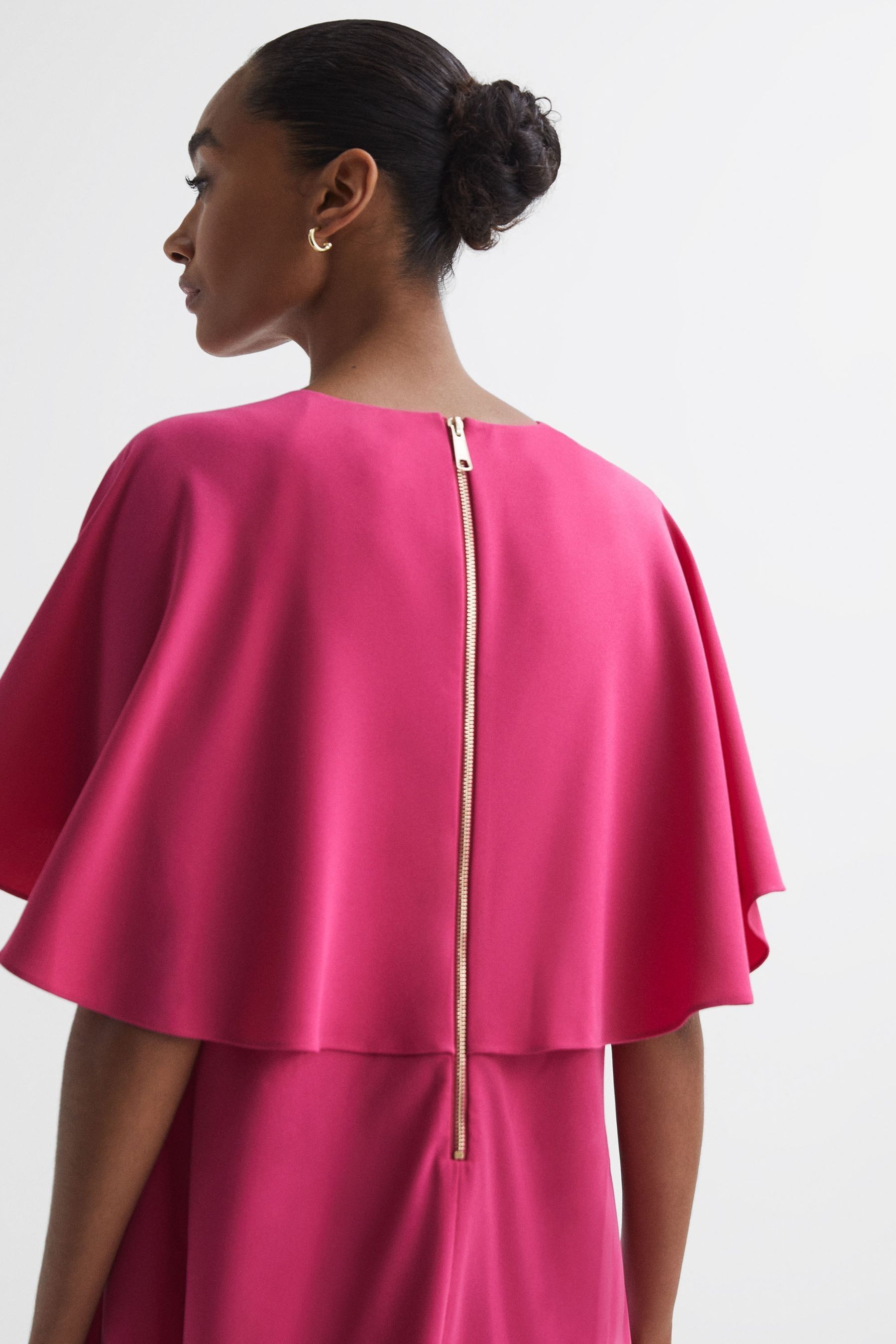 Buy Florere Relaxed Fit Cape Sleeve Mini Dress from the Next UK