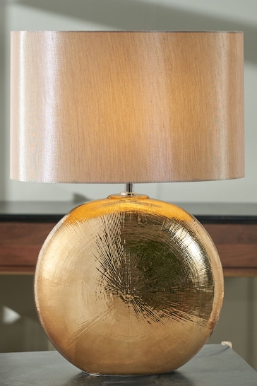 Pacific Bronze Alpha Textured Ceramic Table Lamp