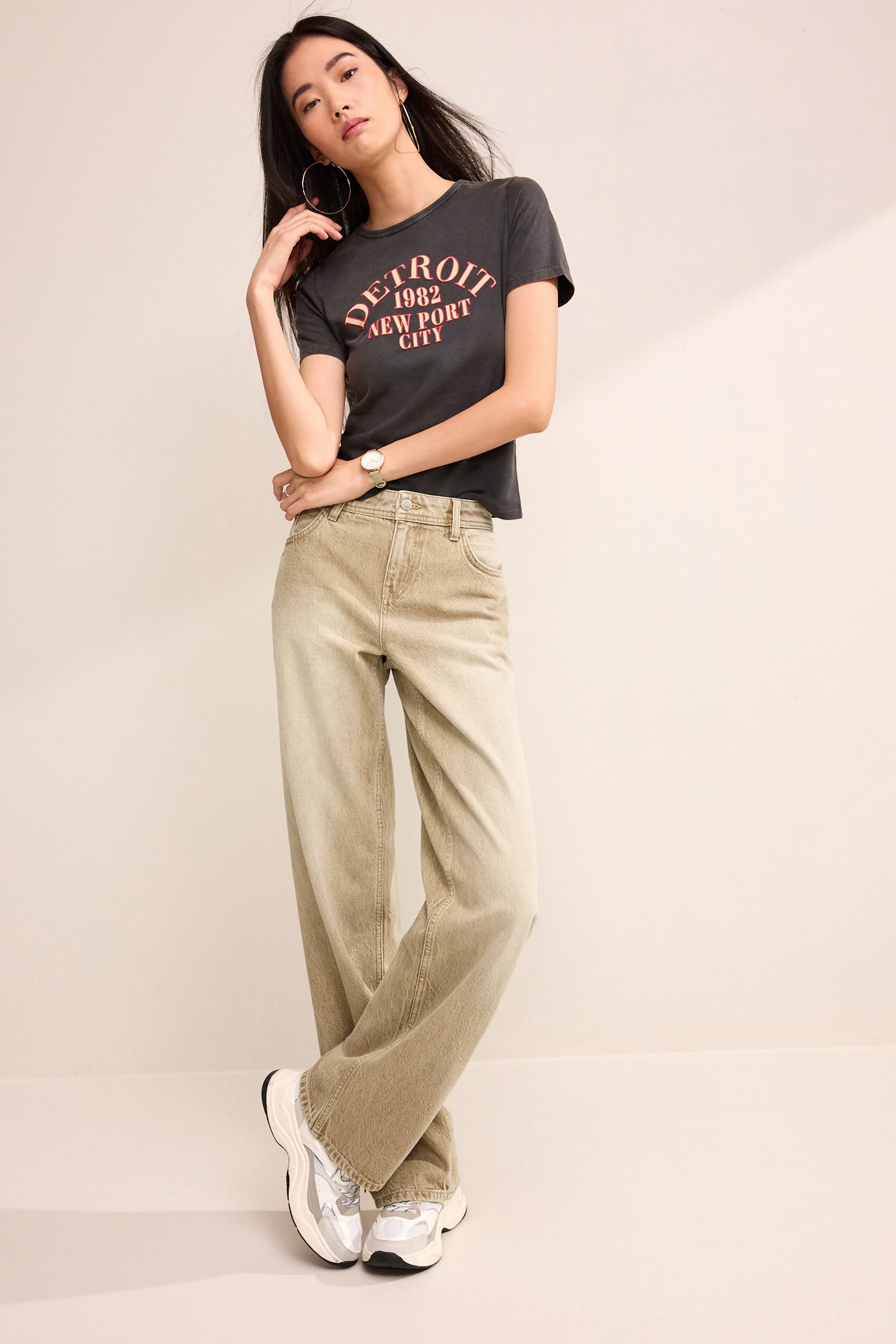 Next beige jeans sale