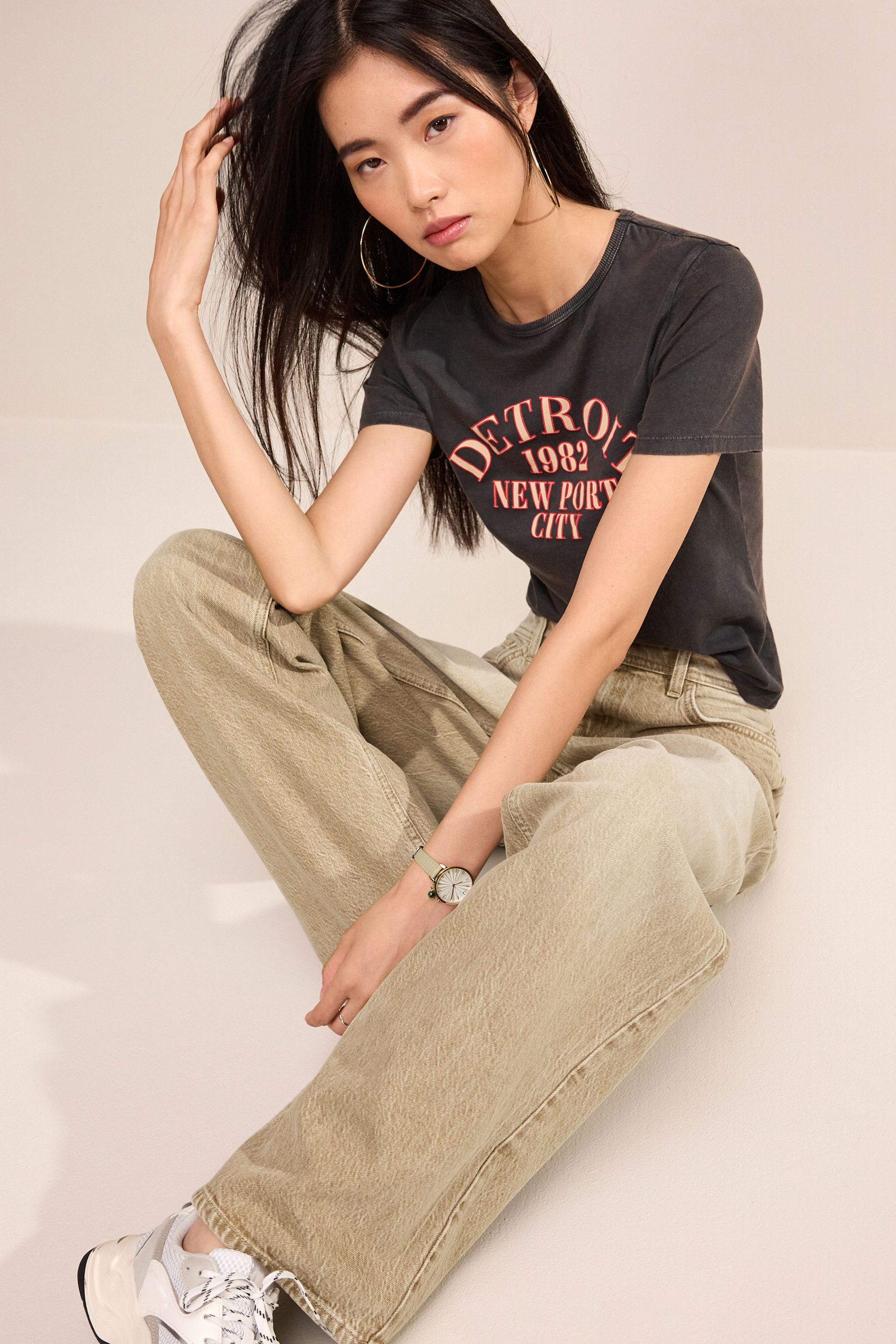 Jeans beige cheap