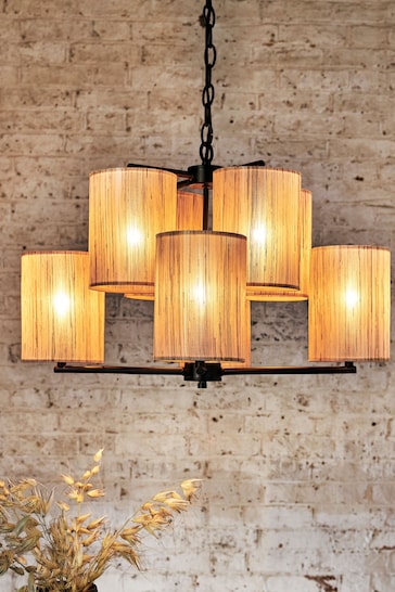 French Connection Natural Kinsha Ceiling Pendant Light