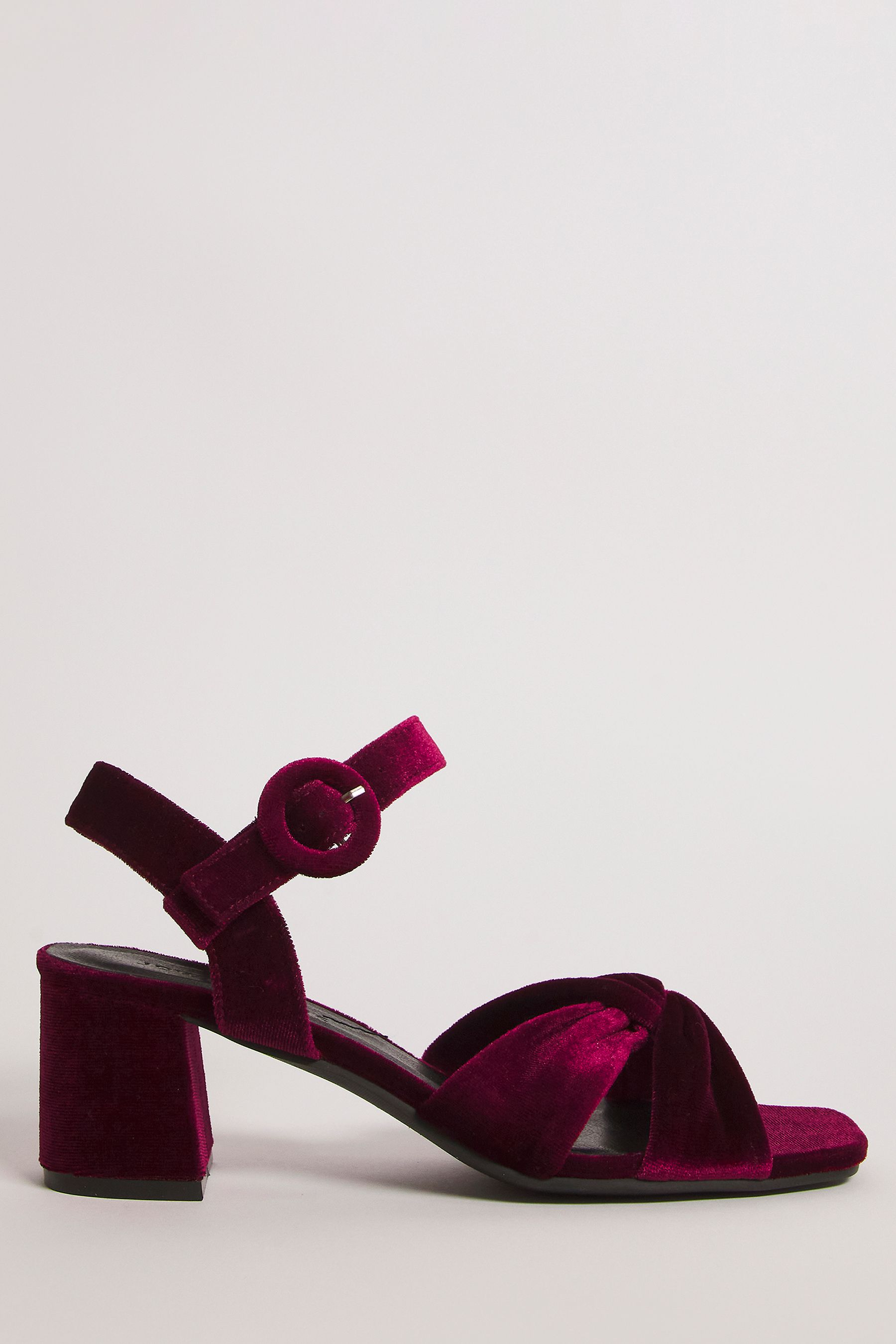 Red shop wine sandals
