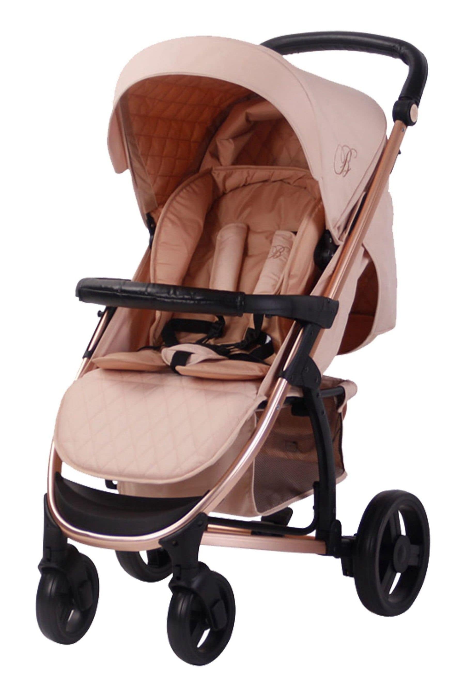 Blush pink sales travel system