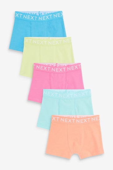 Pastel Bright Trunks 5 Pack (2-16yrs)