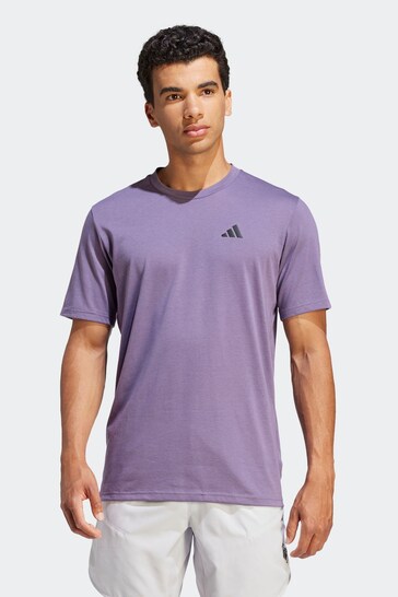 adidas Purple Train Essentials Feelready Training T-Shirt