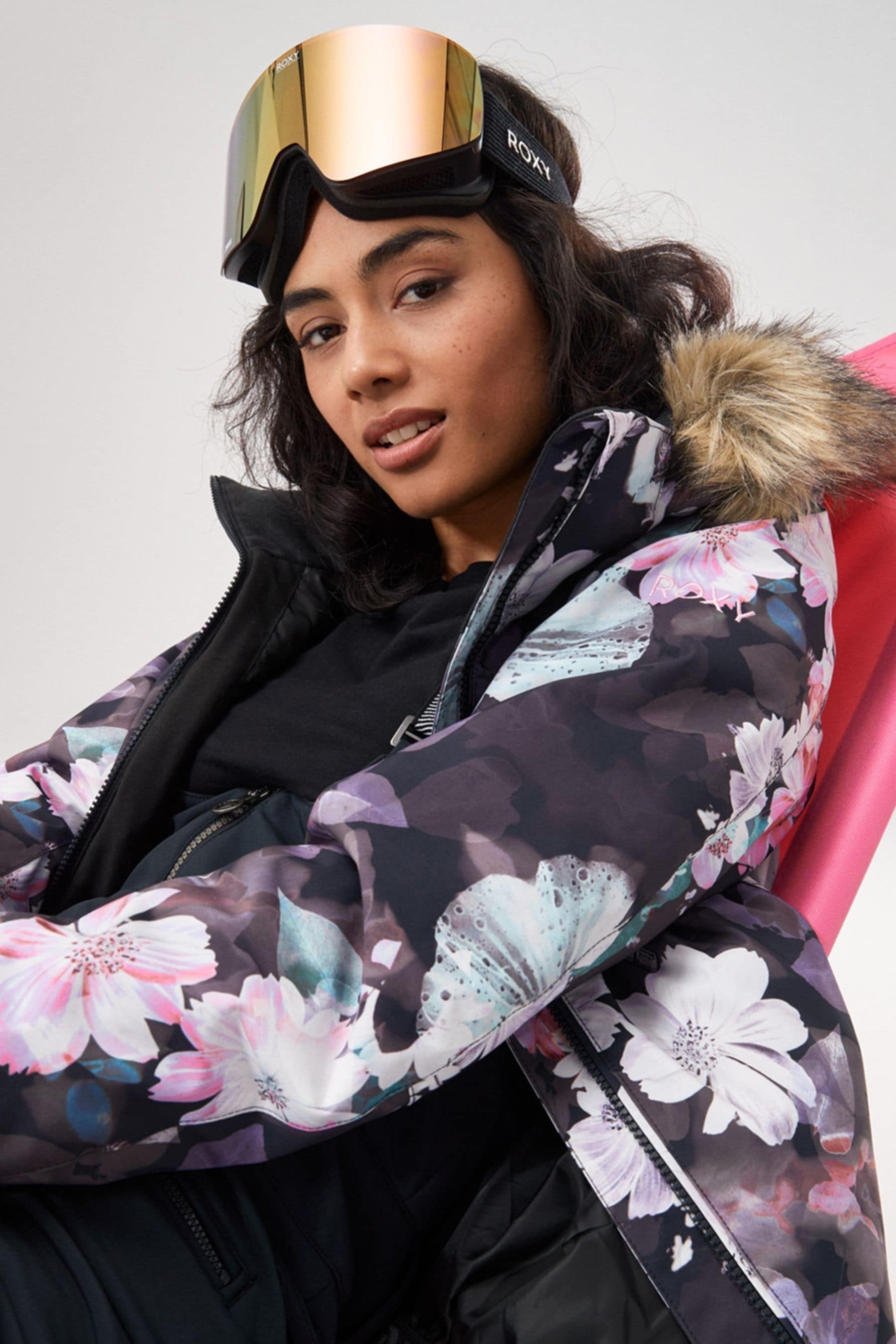 Floral ski discount jacket