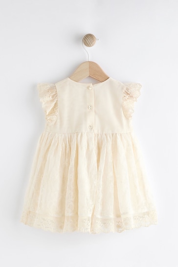 Ivory Occasion Baby Dress (0mths-2yrs)