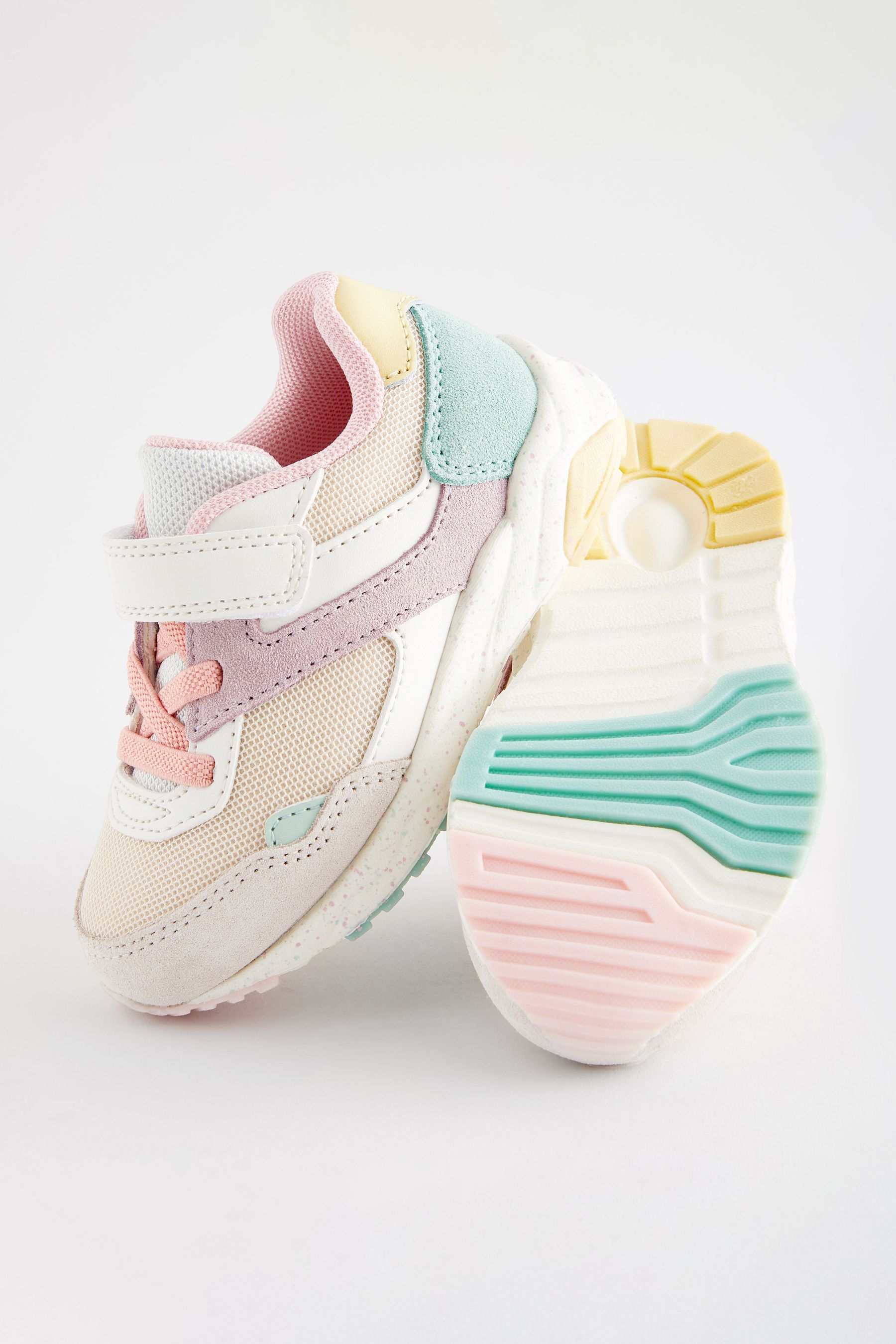 Chunky shop pastel trainers