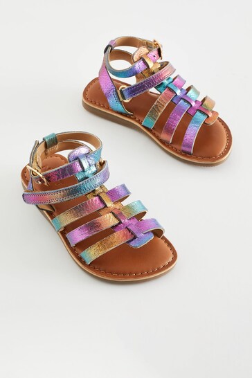 Buy Rainbow Leather Gladiator Sandals from the Next UK online shop
