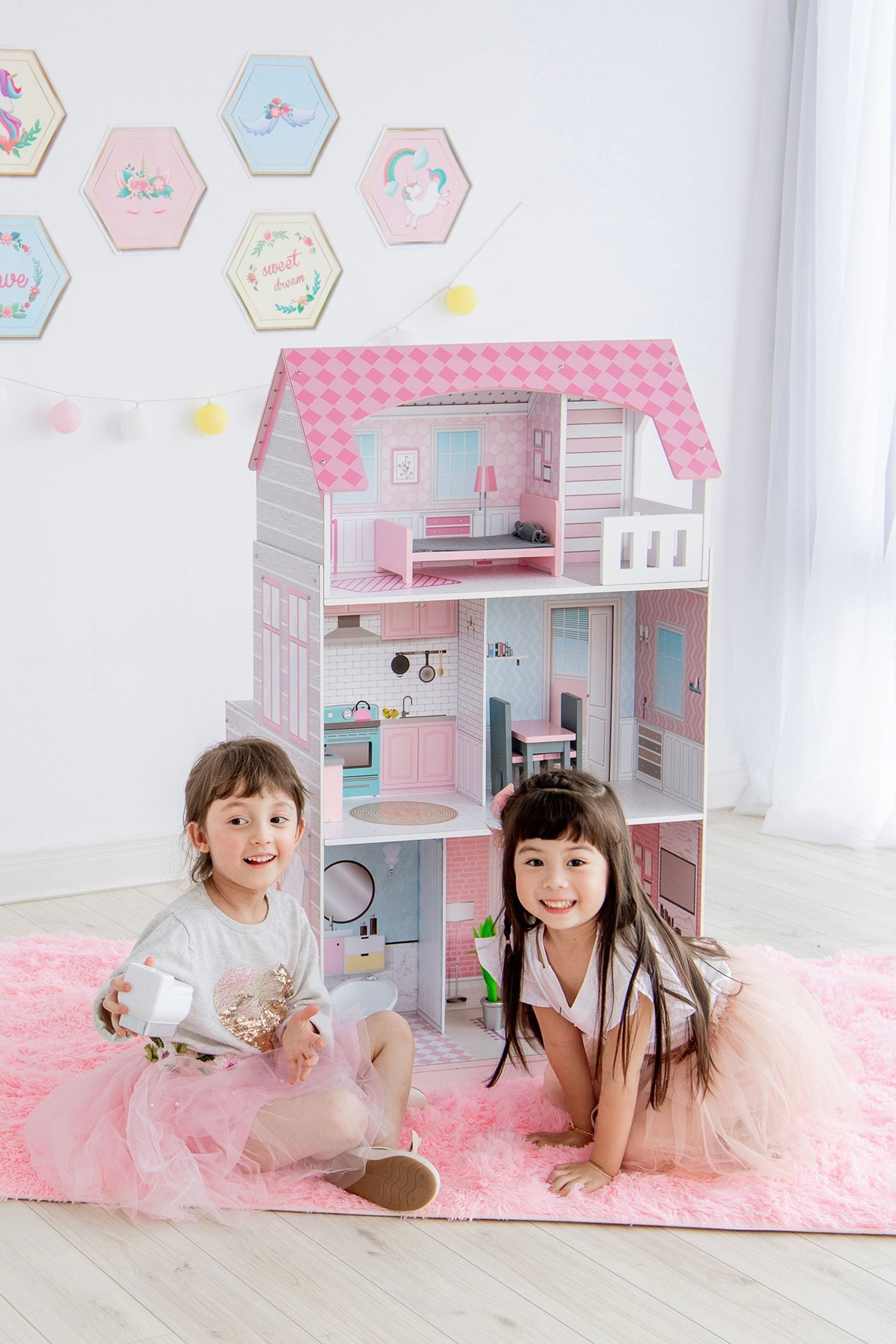 Teamson posh 2 in 2025 1 kitchen dollhouse