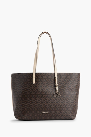Calvin Klein Must Shopper Brown Bag