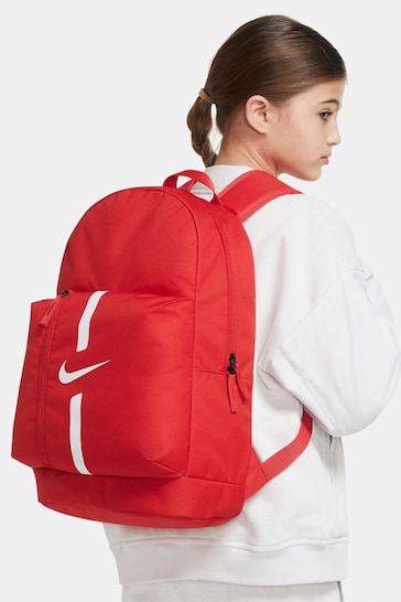 Nike Red Kids Academy Football Backpack 22L