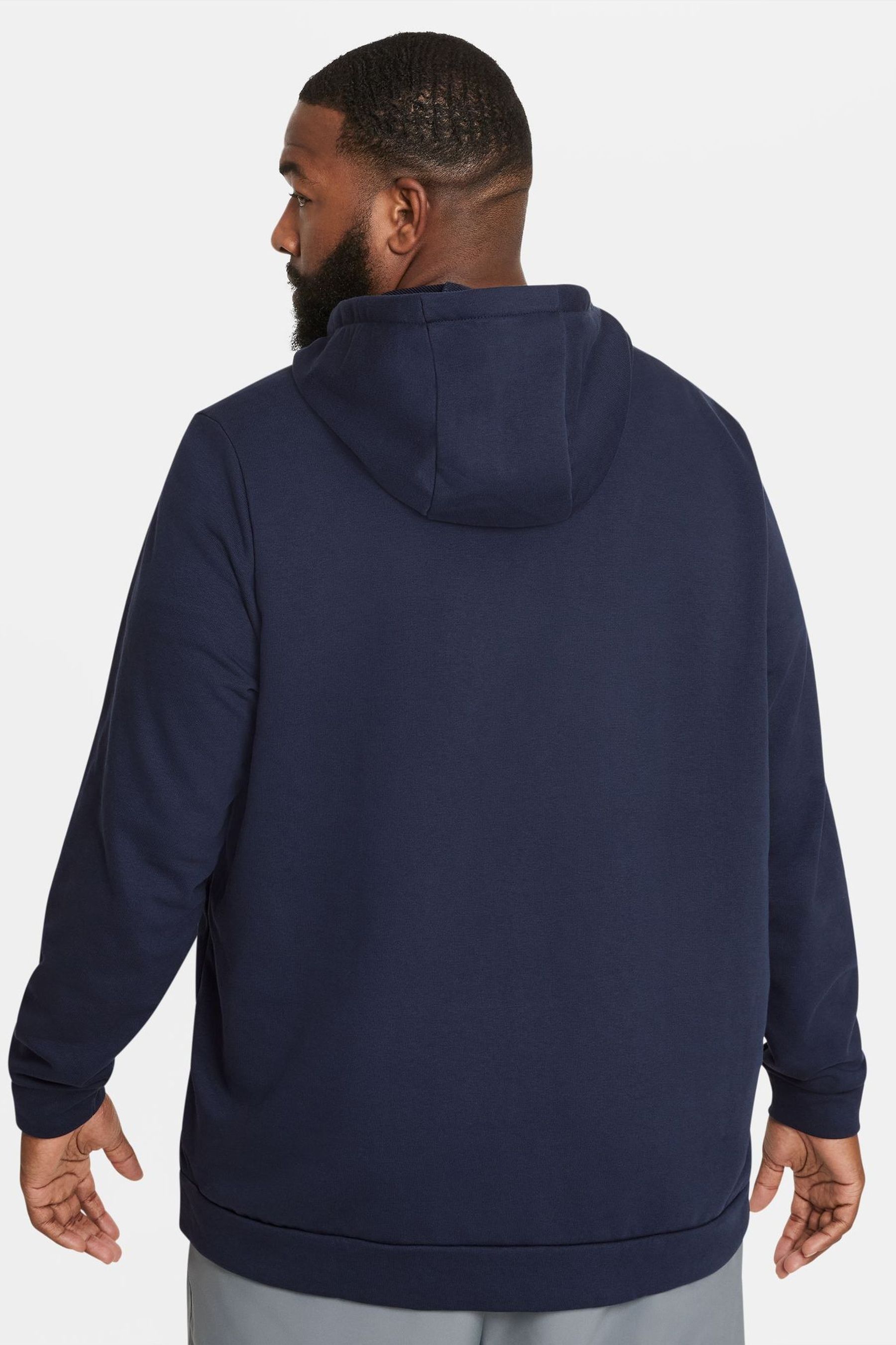 Buy Nike Navy Dri FIT Zip Up Training Hoodie from the Next UK online shop