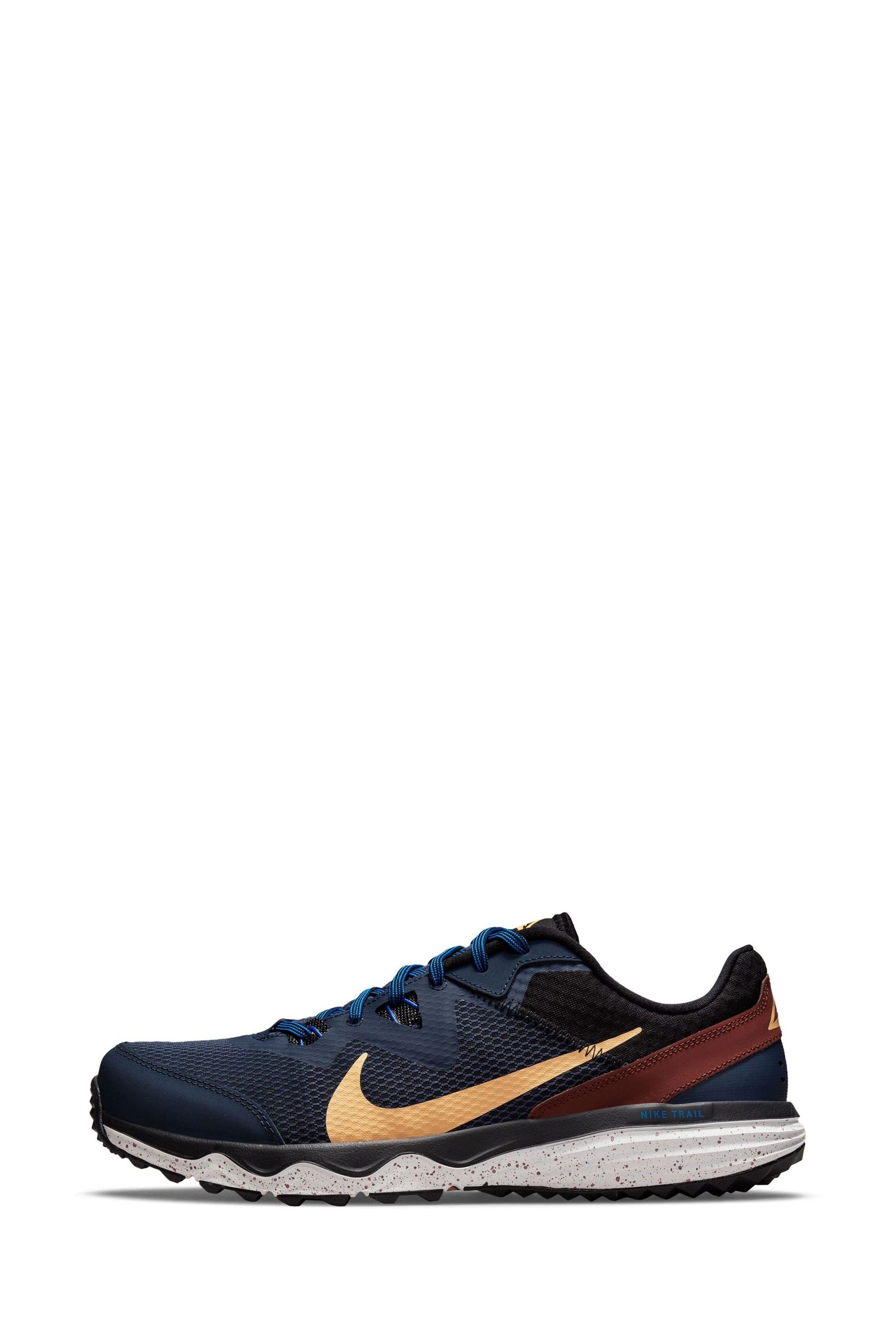 Blue nike running trainers sale