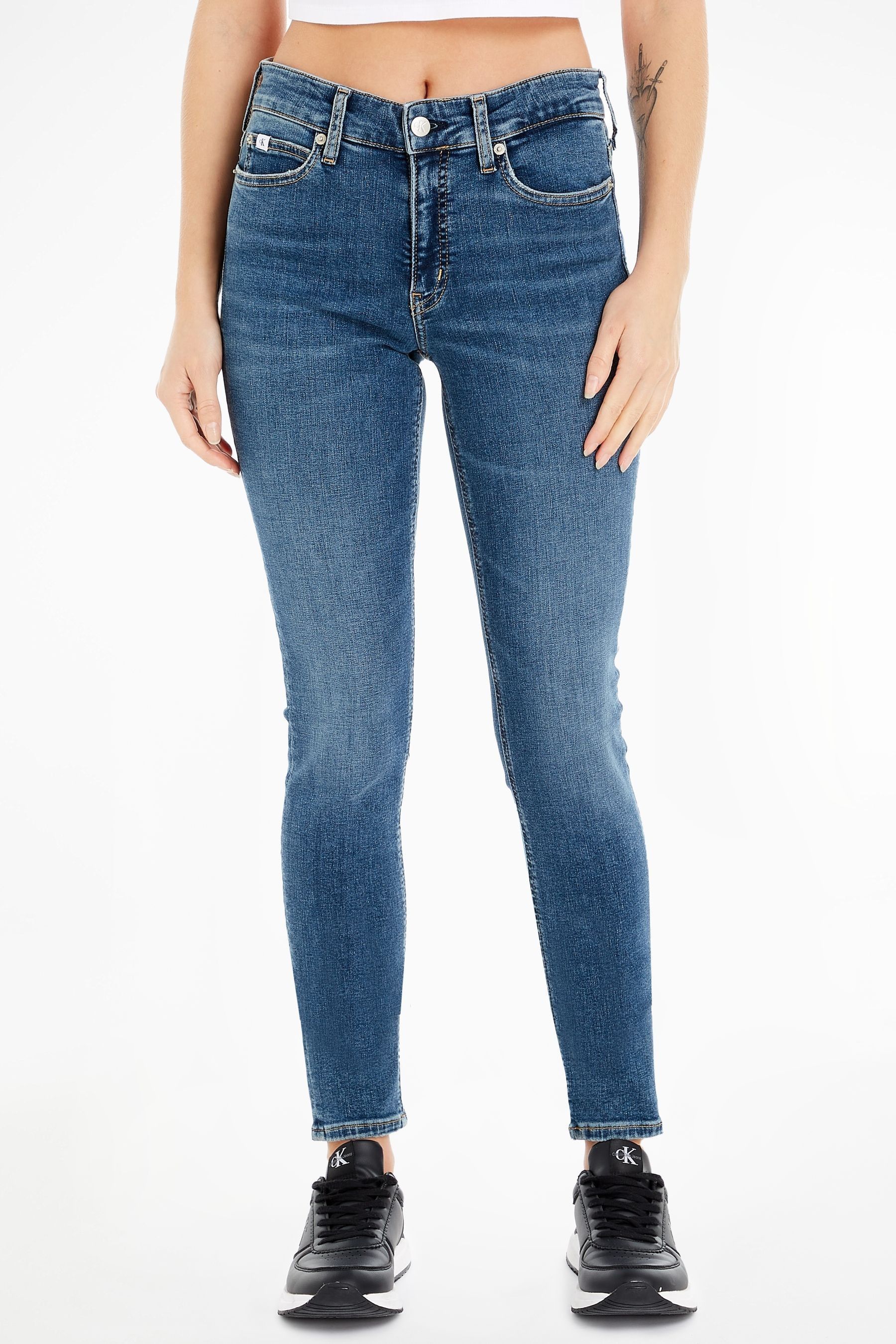 Calvin klein mid rise skinny store