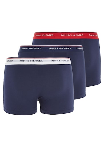 Tommy Hilfiger Blue Premium Essentials Trunks 3 Pack