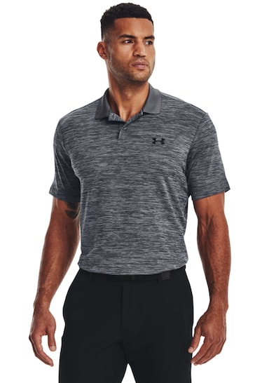 Under Armour Grey/Black Golf Performance Polo Shirt