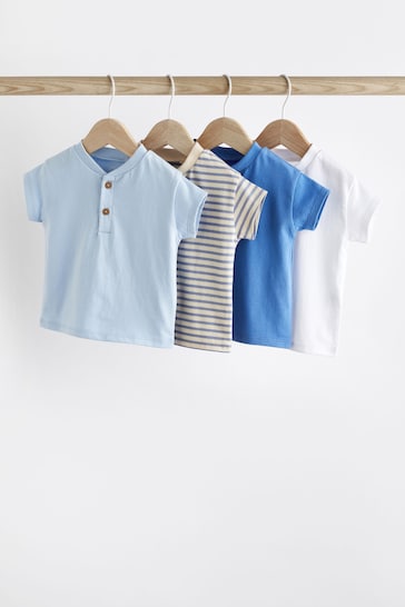 Blue Baby Short Sleeve T-Shirts 4 Pack