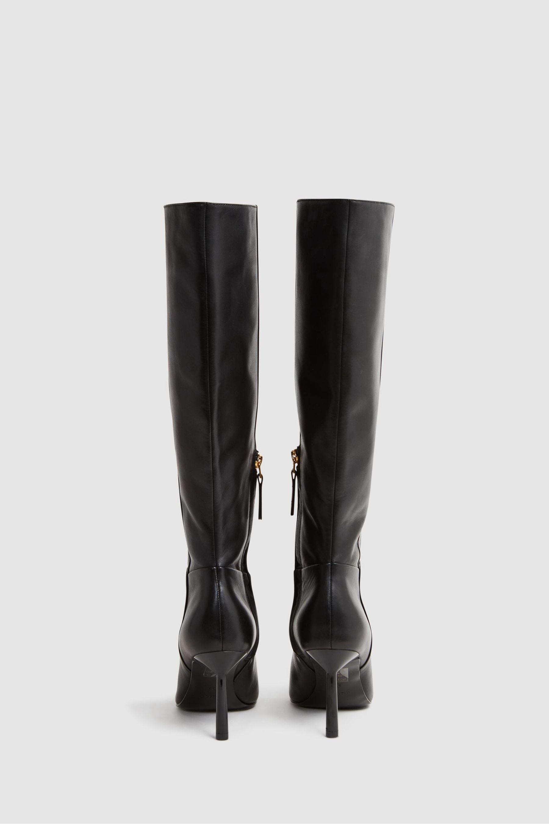 Reiss knee high boots discount