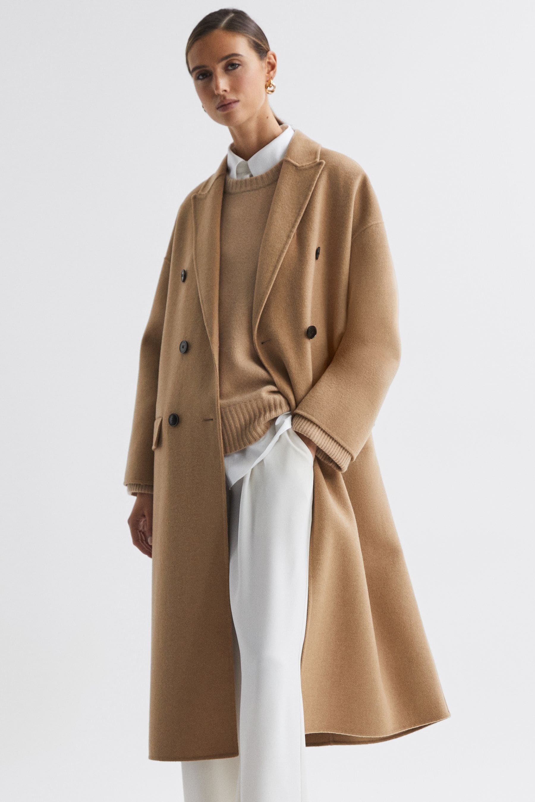 Petite relaxed coat 2025