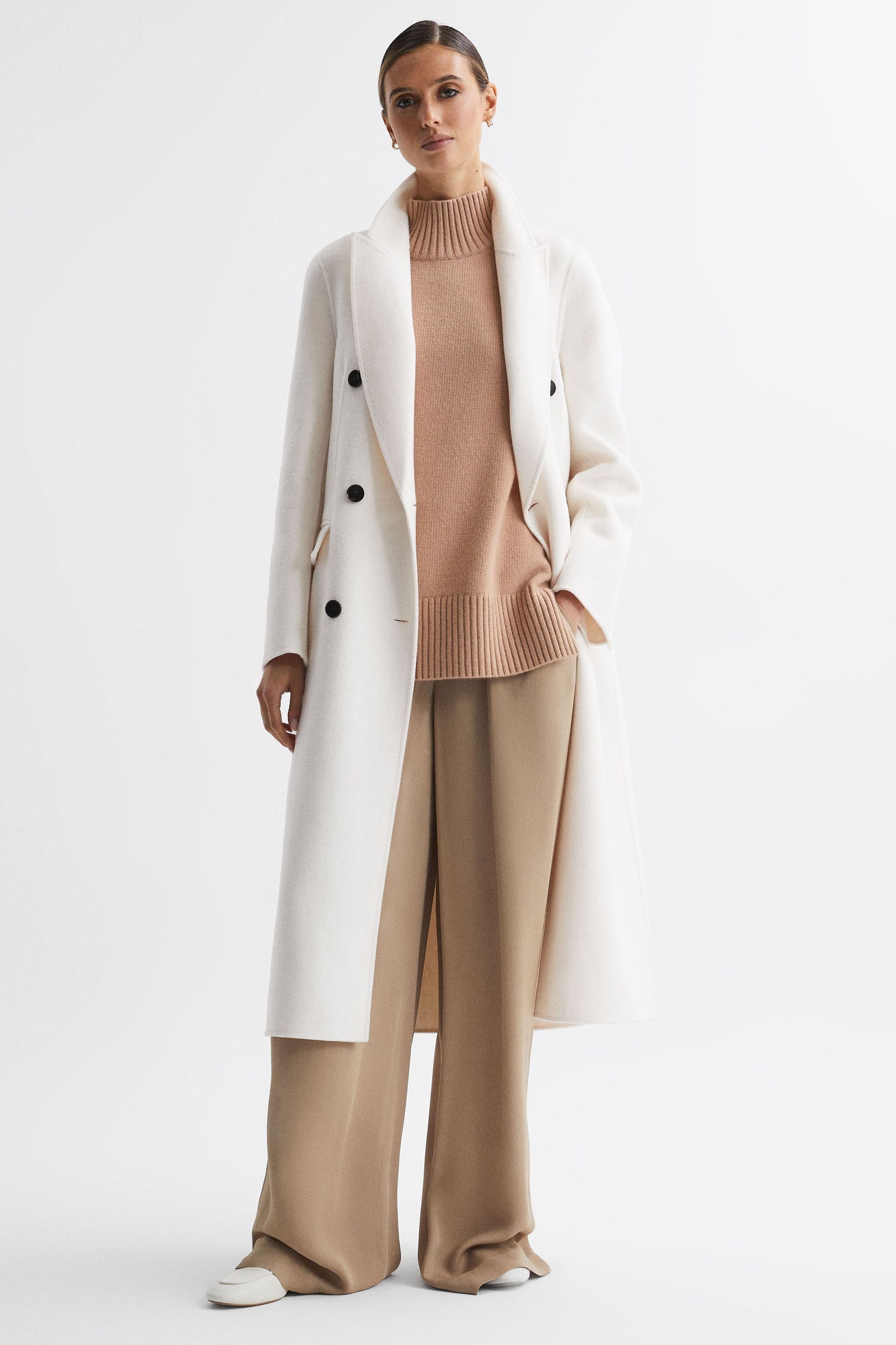 Petite cream coat online
