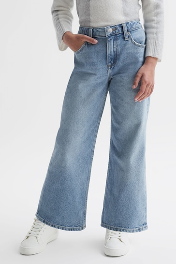 Reiss Denim Marion Junior Straight Leg Sequin Jeans