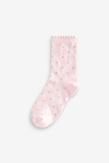 Pink/Grey Touch of Cashmere Ankle Socks 2 Pack