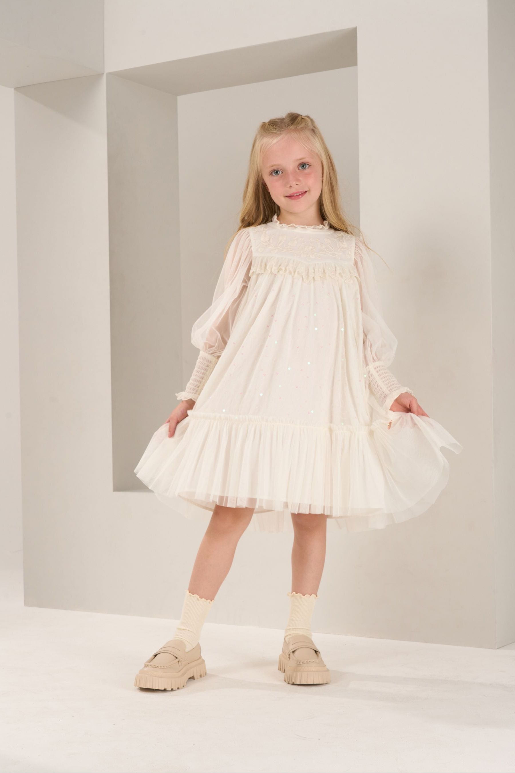 Embroidered boho dress online