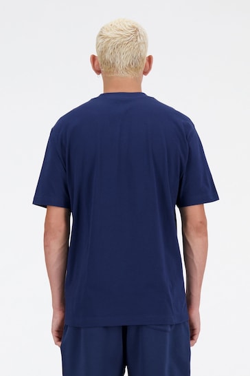 New Balance Blue Small Logo T-Shirt
